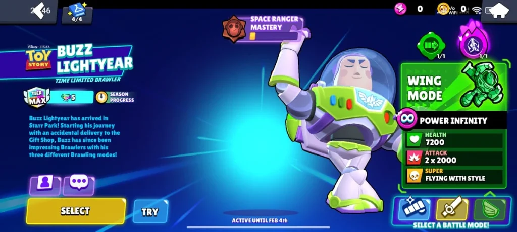 Buzz Lightyear image, Nulls Brawl iOS için