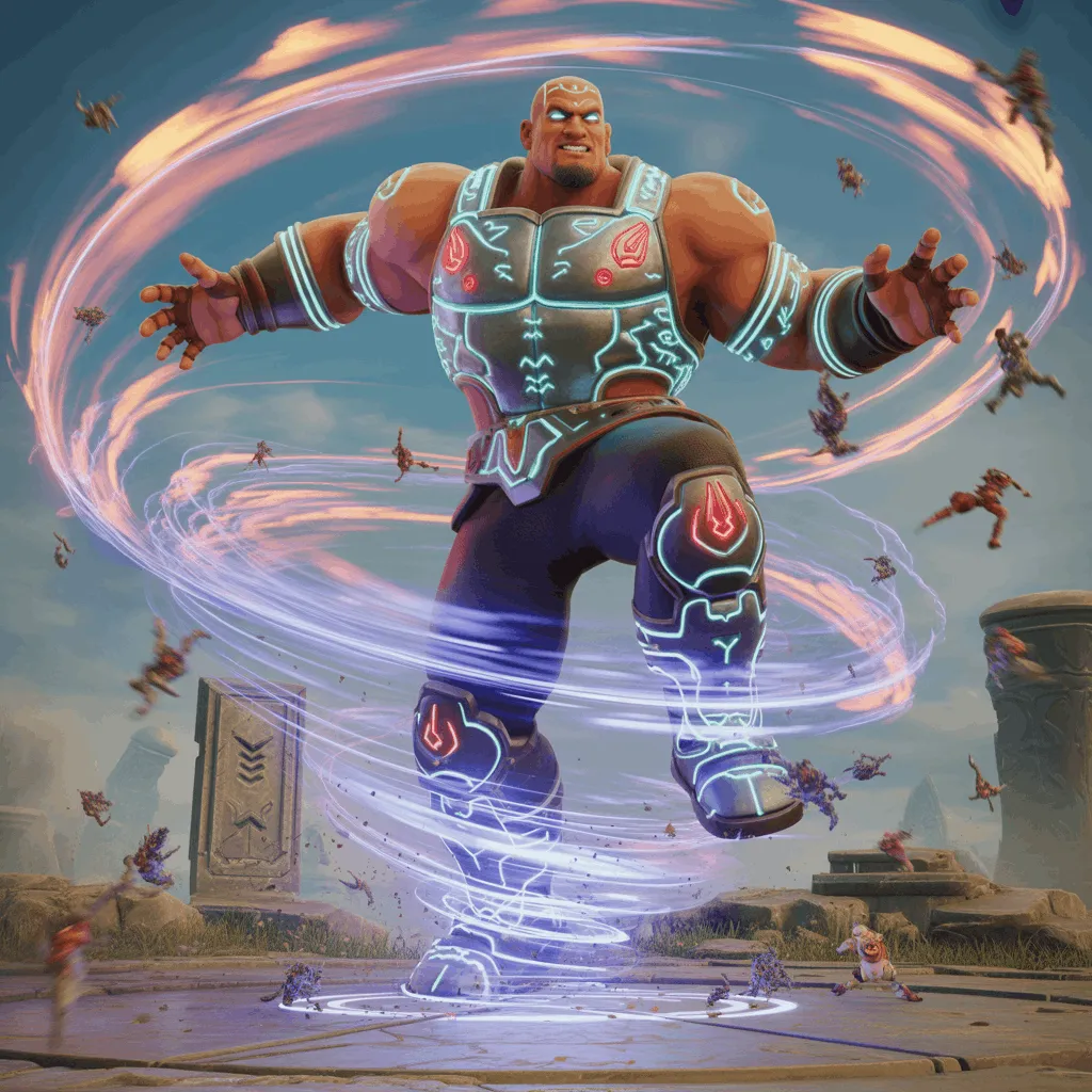 Null’s Brawl karakteri Ziggy, alan hasarı veren girdap ve Hypercharge ile takım savaşlarında stratejik avantaj sağlıyor.